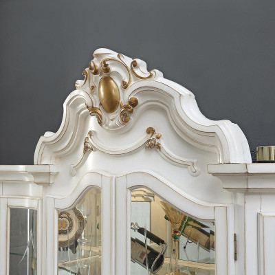 Sideboard Luxury Shop Window Display Case Glass Wardrobe Antique Style Furniture Baroque