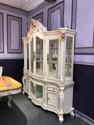Display case Wardrobe Showcases Decoration Living room Show Cabinets Baroque Design