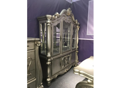 Showcases Glass Bar Wardrobe House Baroque Cabinets Wall Shelf Wood Display case