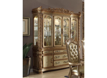 Luxury shop window display case showcases wardrobe glass antique style baroque rococo
