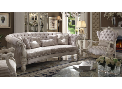 Chesterfield Sofa 4 Seater Couch Upholstery Luxury Classic Textile Sofas Baroque