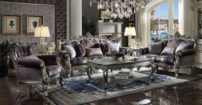 Sofa set 3+2 Seater Classic r Living landscape Sofas Couches Baroque