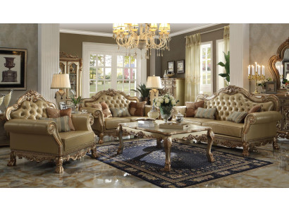 Sofa set 3+1+1 Seater Set Relax Design Sofas Upholstery Couches Leather