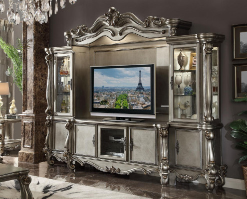 Wall unit TV wall extension wall Living room Wardrobe Carved furniture