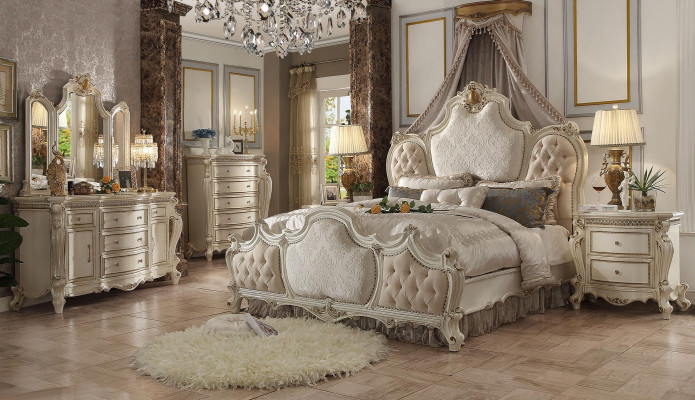 Classic s Bed Baroque Chesterfield Rococo Hotel Style Double Leather Antique