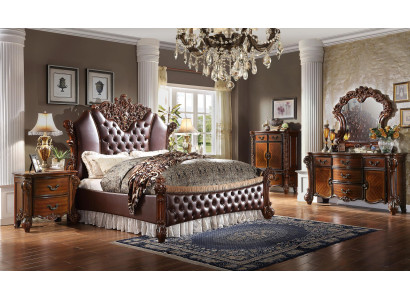 Bed Upholstery Design Luxury Hotel Double Beds Sleep Room Leather Decoration