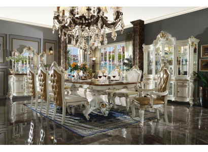Carved Wood Dining table Living room Dining room Table Baroque Rococo