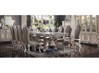 Large Knight Table Baroque Dining table xxl 345cm Wood Tables Classic Furniture new