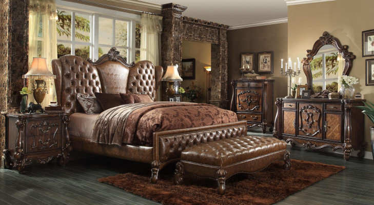 Chesterfield leather bed Bed Beds Upholstery Design Double bed 180x200cm