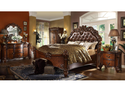 Classic Bedroom Chests of drawers 2 pcs. Set Baroque Rococo Chest of drawers + Mirror new