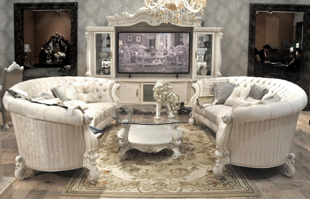 Complete Set Sofa set 4+4 Seater Designer Living landscape 2 pcs. Group