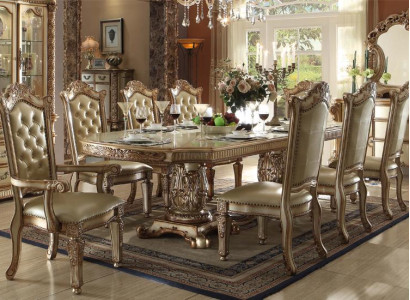Baroque Antique Style Dining Table Table Real Wood Classic Designer Tables Rococo