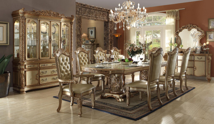 Royal Dining table Table Wood Tables Rococo Baroque Dining room Antique style