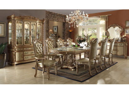 Royal Dining table Table Wood Tables Rococo Baroque Dining room Antique style