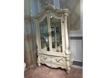 Sideboard luxury shop window display case glass wardrobe antique style baroque rococo