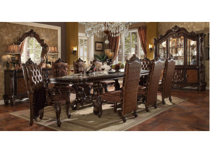 Royal Dining table Table Wood Luxury Tables Rococo Baroque Style Dining room