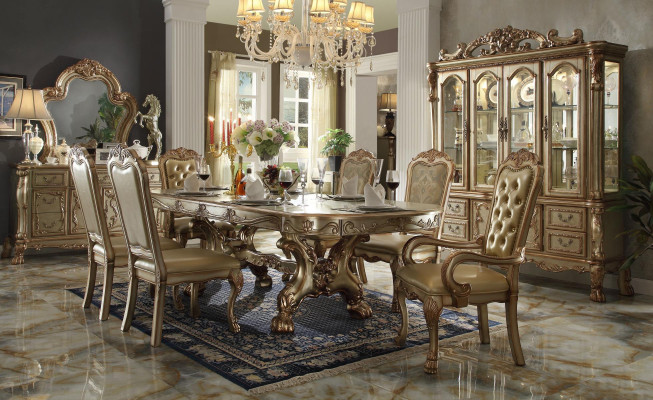 Classic r Luxury Table Wood Tables Rococo Baroque Deco Antique Style Dining Living