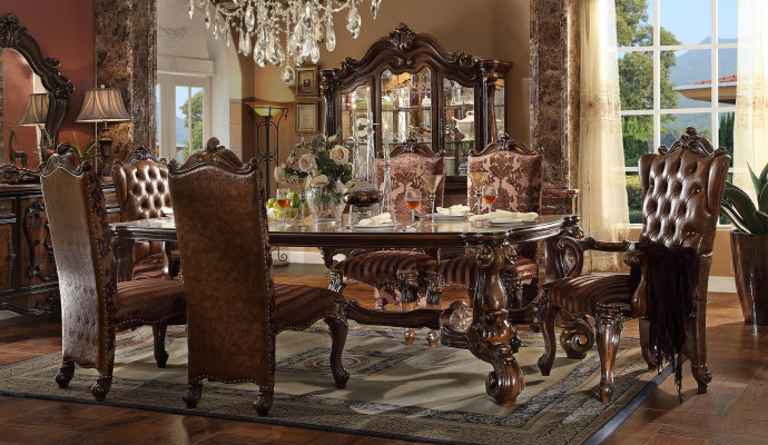 Royal Dining table Table Wood Tables Classic Baroque Rococo Dining room
