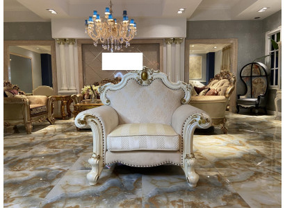 Textile Armchair 1 Seater Sofa Upholstery Sofas Design Classic Luxury Baroque
