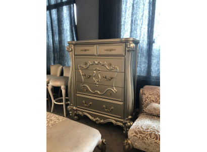 Classic Baroque Antique Style Chest of drawers Sideboard Chests of drawers Real Wood