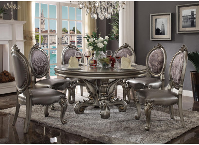 Design Wood Table Round Dining table Round Dining Tables 150cm Luxury Class Living room