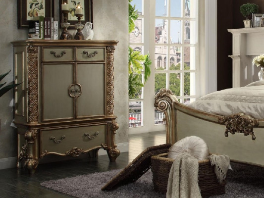 Buffet Chest of drawers Chests of drawers Wardrobe Baroque Rococo Sideboard Console Gold Wood new
