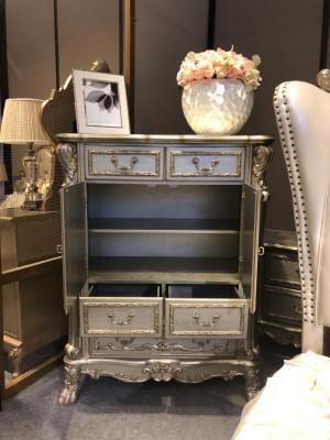 Buffet Sideboard Chest of drawers Real Handcraft Wood Baroque Rococo Sideboard Chests of drawers