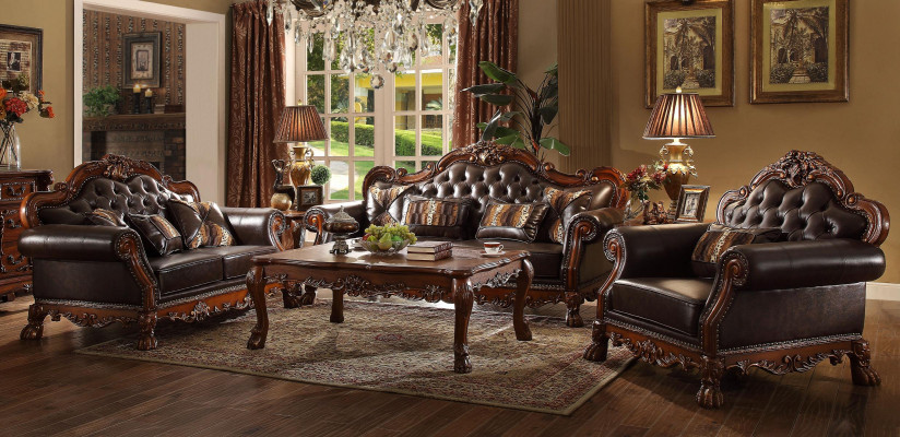 Luxury Chesterfield Sofa set 3+2+1 Seater with Coffee table Furniture Couch Sofa new