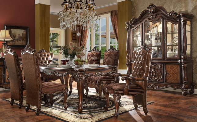 Classic r Luxury Table Wood Tables Decoration Rococo Baroque Antique Style Dining Living