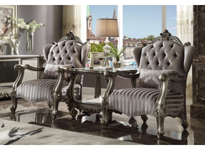 Textile Armchair 1 Seater Sofa Upholstery Sofas Classic Design Luxury Baroque