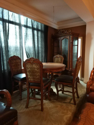 Round Dining room Round Table Wood Tables Round Classic Baroque Rococo Furniture new