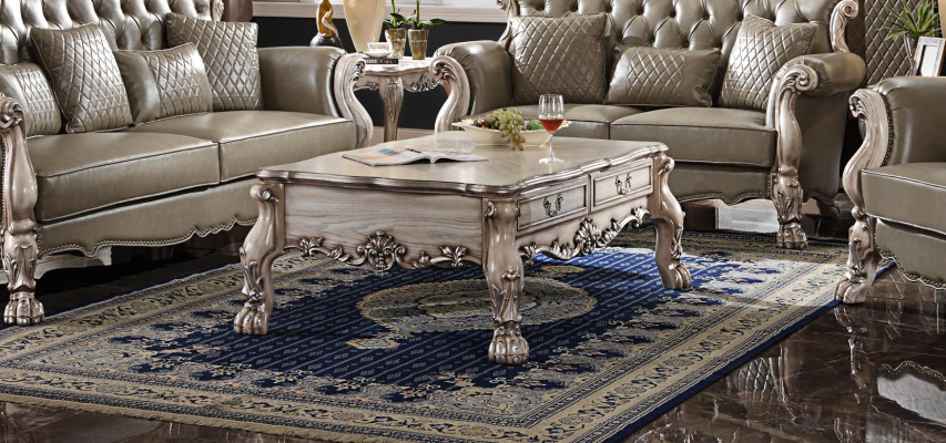 Coffee table Table Sofa Tables Side table Living room Design Beige Wood Baroque