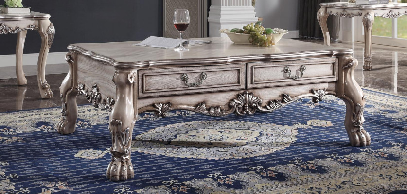 Coffee table Side table Wood Sofa Living room Table Baroque Designer Classic r