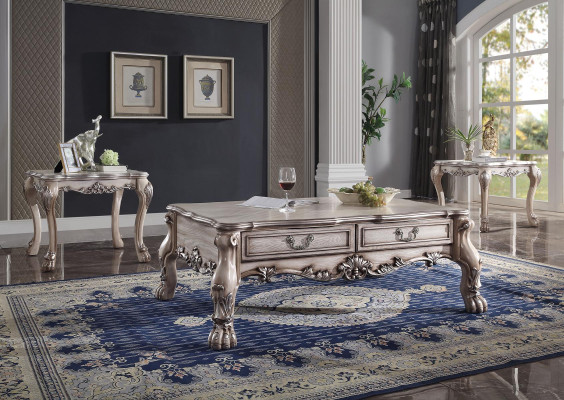 Coffee table Side table Wood Sofa Living room Table Baroque Designer Classic r