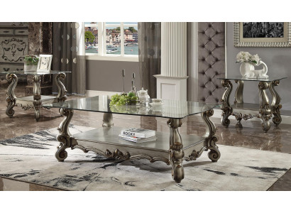 Elegant designer coffee table side table sofa decoration living room table baroque