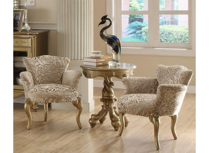 Round Side table Wood Table Coffee table Sofa Living room Design