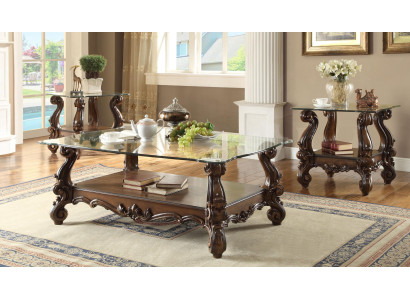 Elegant designer coffee table side table decorative sofa living room table baroque