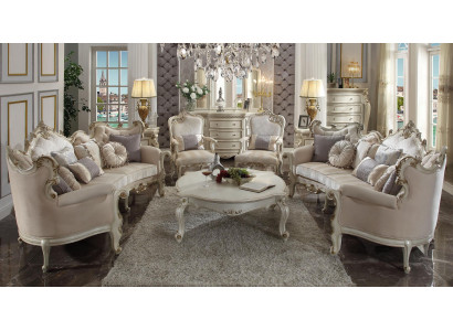 Sofa set Couch Upholstery Classic 4+4+1 Seater Set Design Sofas Upholstery