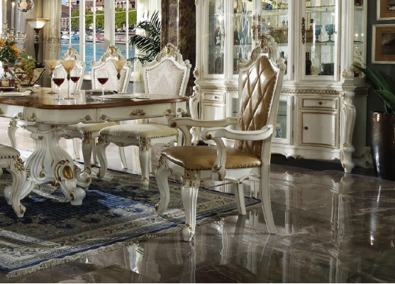 Dining room Chairs 1x Chair Decorative Armchair Set Lounge Club with Armrests Luxury