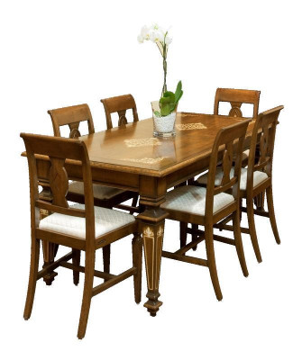 Designer Dining table Furniture in Dining room Classic Tables Design Wood