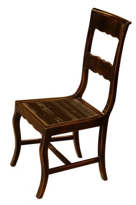 Designer Wood Chair in Dining room Luxury Furniture Brown Color new