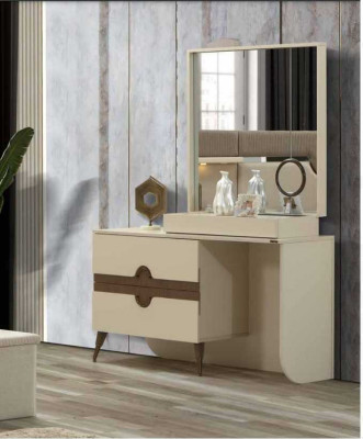 Beige Dressing table with Mirror Bedroom Furniture Design Konso lNew
