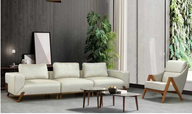Sofa set 3+1 Seater 3 Armchair Sets Fabric Living room Set 3pcs