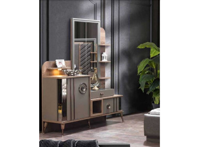Design Dressing table with Mirror Luxury Bedroom Furniture 2pcs. new