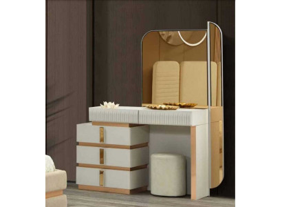 Modern Beige Dressing table with Mirror Height 180 cm luxurious Furniture new