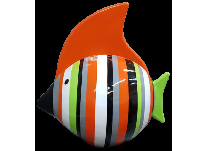 Design home decoration statues sculptures figures abstract fish figure decoration
