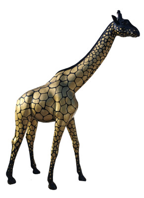 Designer Figures Modern Decorations Garden Giraffe Statue Sculpture Sculpture