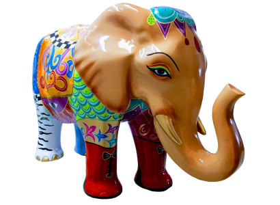 Home Decorative Sculptures Abstract Elephant Design Statues Figures Figure Decoration
