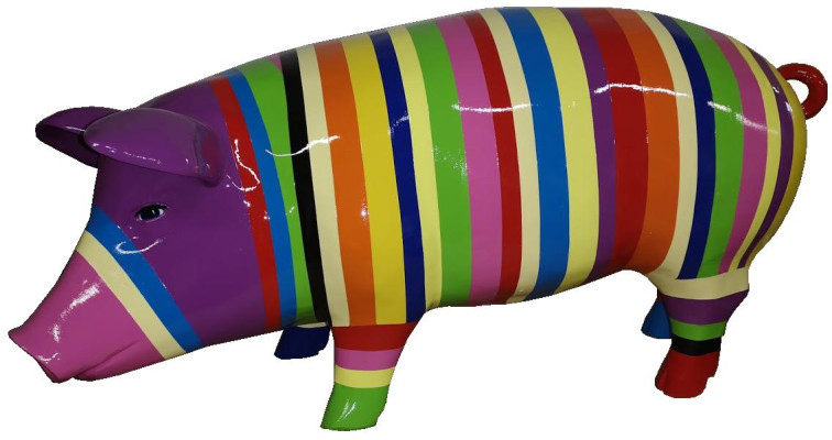Sculptures Abstract Pig Design Home Decoration Statues Figures Figure Decoration