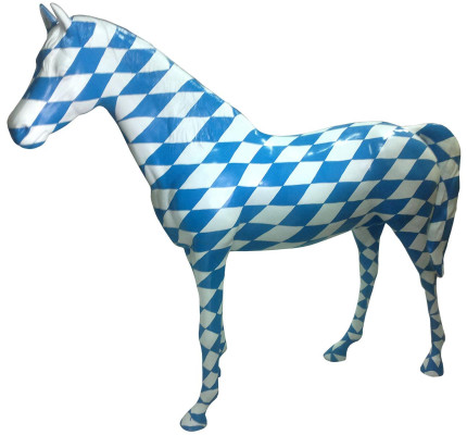 Horse Bavaria Coat of Arms Decoration Figures Abstract Statues Sculpture Horse 190x225
